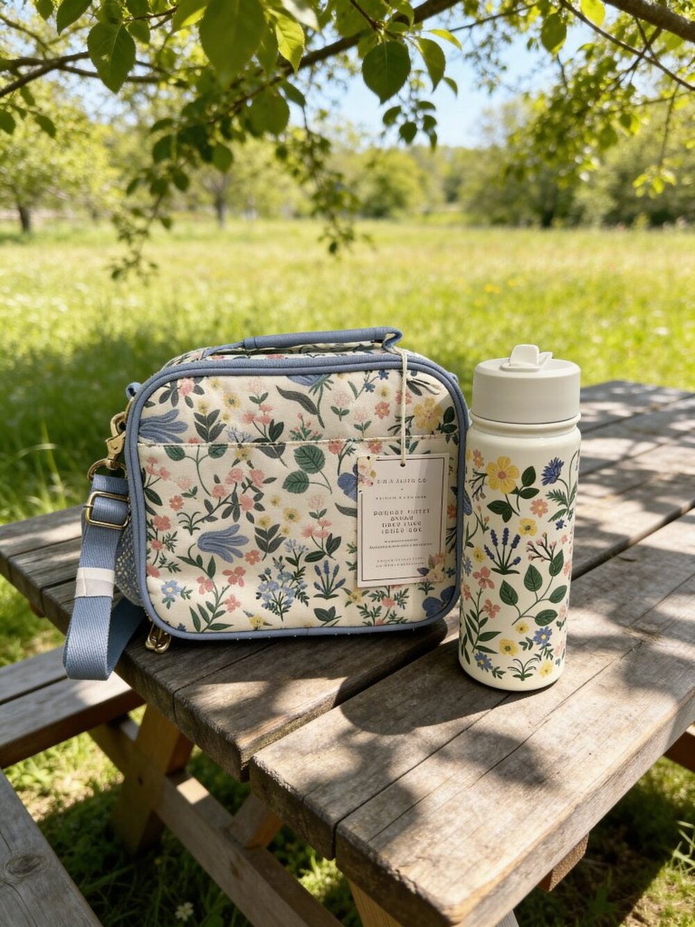 Gear-Up Cold Pack Lunch Box & Flip Straw Water Bottle